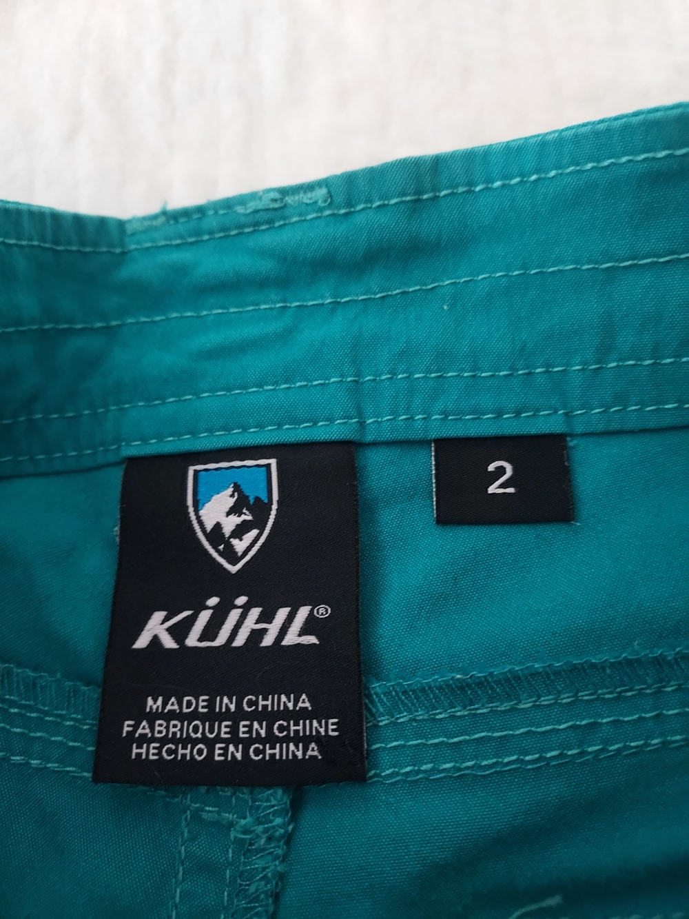 Kuhl Teal Women's Splash Cargo Shorts, Size 2 - Picture 2 of 5